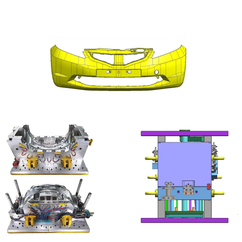 Injection Hot Runner Auto Bumper Mould