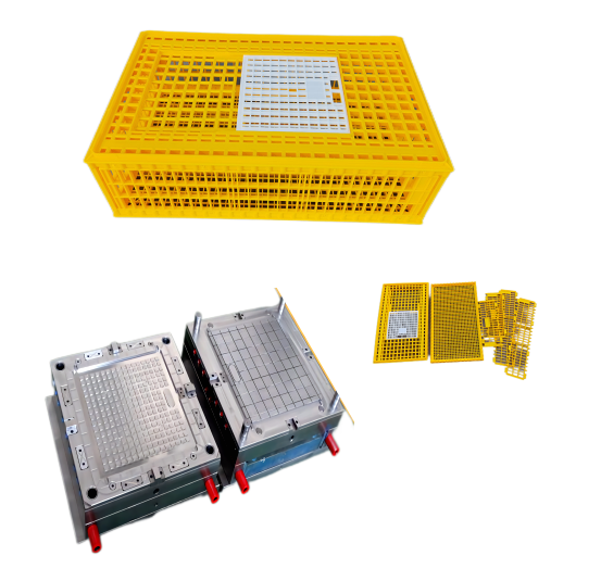 Plastic Chicken Transport Cage Injection Mould