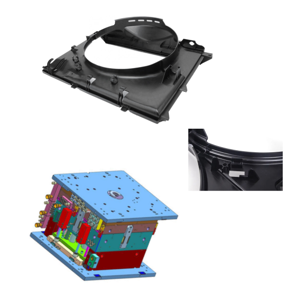 OEM Car Fan Plastic Shroud Mould