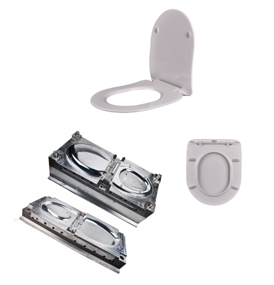 UF Toilet Seat Compression Mould