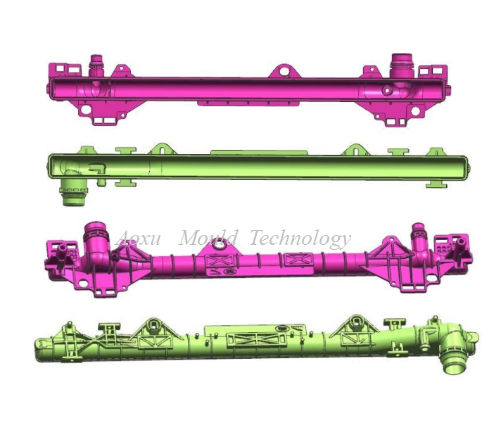 Mould For Tank Radiator Of Automobile