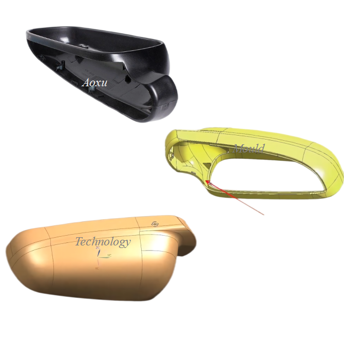Automobile Headlight Lamp Cover Auto Part Injection Moulds
