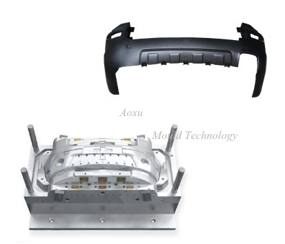 Injection car bumper mould