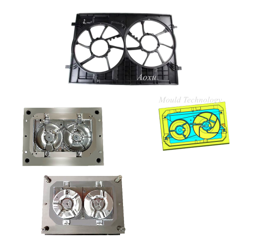 Mould For Auto Radiator Fan Shroud