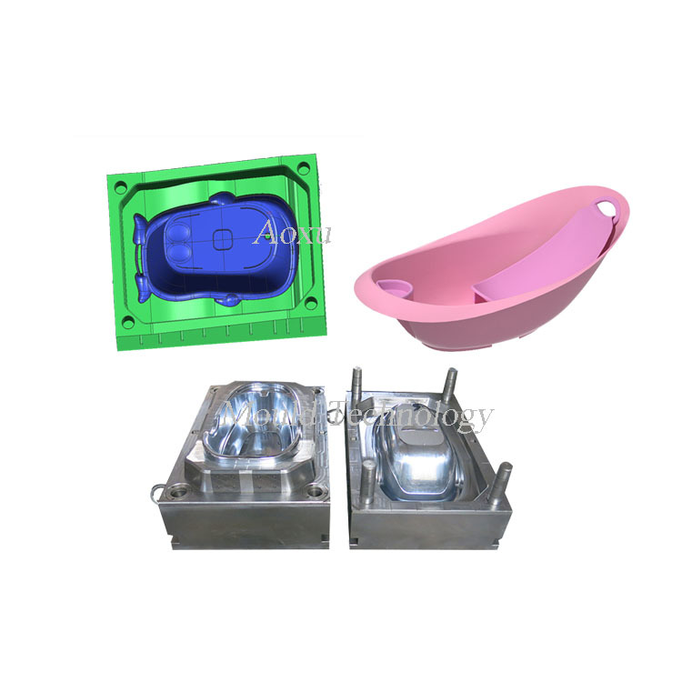Plastic Baby Shower Tub Injection Molding