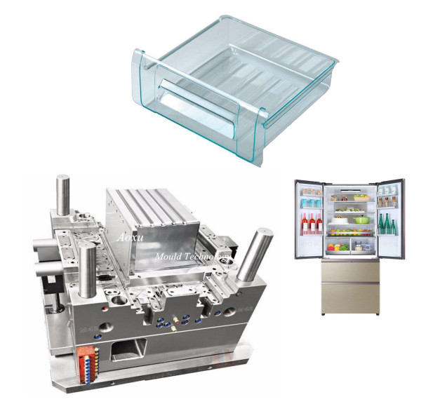 Single-cavity Plastic Drawer Mold For Refrigerator